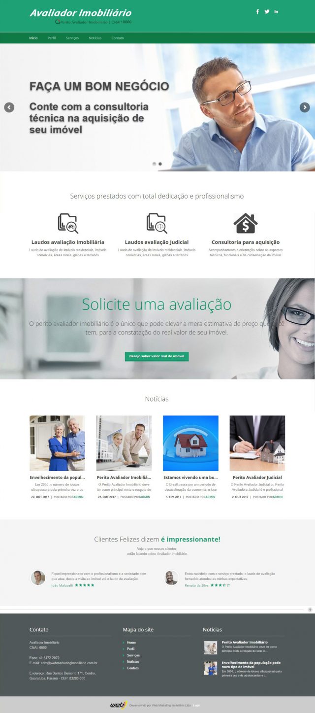 Site Avaliador Imobiliário